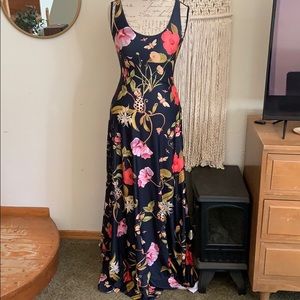 EUC BlackMilk Floral Maxi Dress